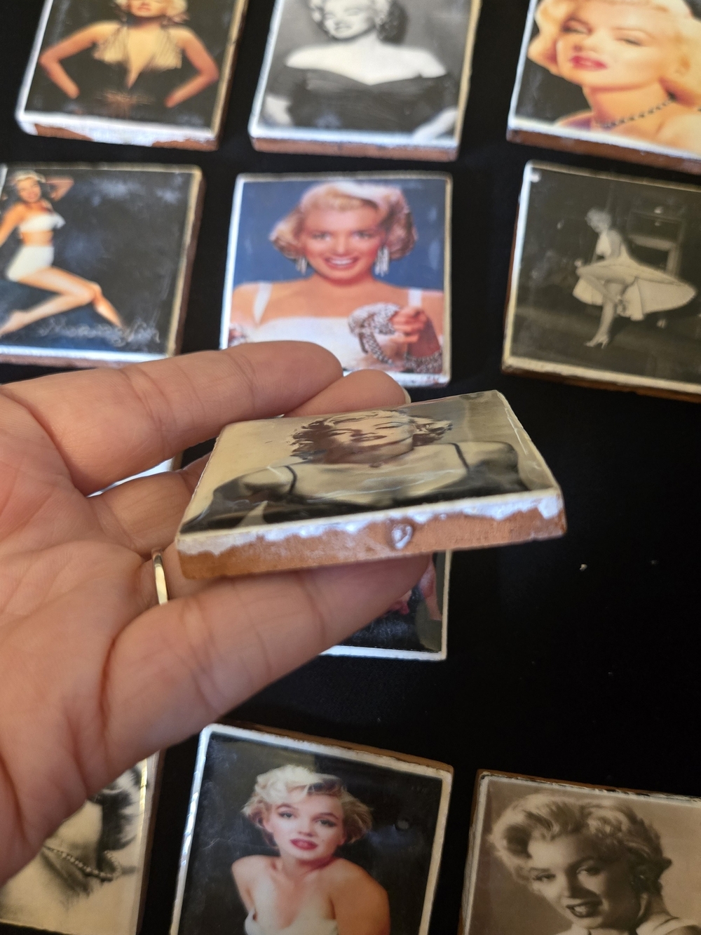 Vintage-Style Marilyn Monroe Mexican Tile  – Set of 12